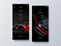 Shop Car App + Tour 360º app ui design ux designer iphone shop app app ios app concept minimalist ios app design