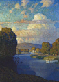 NC Wyeth, river 25x34: 