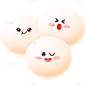 元宵节卡通拟人汤圆元素