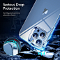 Amazon.com: ESR Clear Case Compatible with iPhone 13 Pro Case, Crystal-Clear Shockproof Thin Silicone Case, Yellowing-Resistant Slim Transparent TPU Phone Case, Project Zero Series, Clear : Cell Phones & Accessories