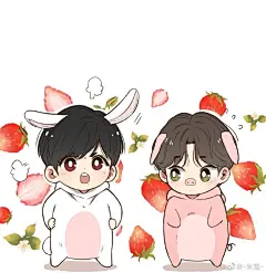 博君一肖超话

比较俗套的宠物梗了，但就是想画设定他俩一人养一只
可能……会有后续？

（图八参考表情包见评 ​​​​