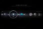 Audi hmi UI GUI design concept car dashboard planet watch