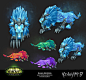 Legion Feral Druid Artifact, Kenny McBride : I designed and created many of the Feral Druid Artifact forms for World of Warcraft - Legion.
