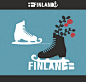 创造性芬兰的标签。