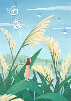加一97采集到24节气插画