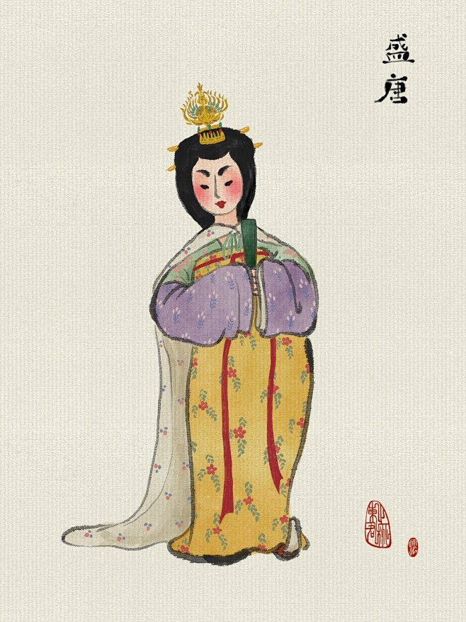 国画人物 装束复原 汉民族历朝代服饰 （...
