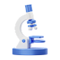 Microscope 3D Icon