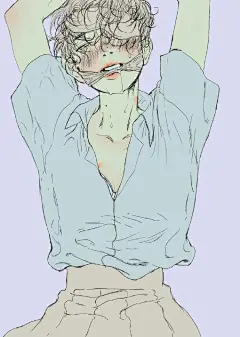 韩国插画师 개犬 人像插画作品 
(作者主页(ง •̀_•́)ง  http s://twitter.com/1508_1508_ )