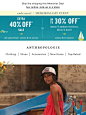 Anthropologie UK: ends soon: extra 40% off sale + up to 30% off home | Milled : + your summer catchphrase: “Thanks, it’s a romper!”