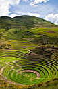 Moray, an Incan agricultural site in Sacred Valley of the Incas, Peru -- by Kenneth Moore: 