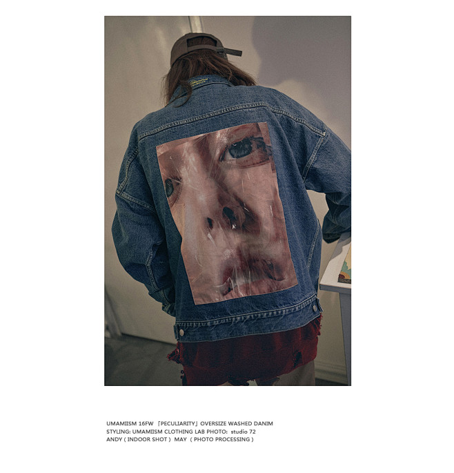 UMAMIISM 16FW 金线刺绣肖像...
