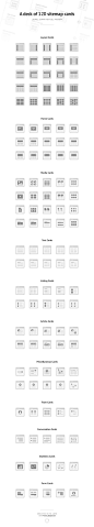 Purchase a deck of 120 sitemap cards created by Pixel Bazaar. Perfect for the visualization of user and website flow charts.: 