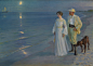 1899-Summer evening on Skagen's beach