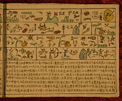 东巴楔形文字—纳西文化手抄本《创世纪》中国国家图书馆藏 - ylfangok - ylfangok的博客