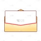 卡通感母亲节信封元素贴纸