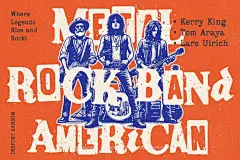 Desfort Ransom美式潮流复古重金属摇滚音乐海报封面拼贴英文字体下载_颜格视觉