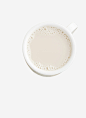 俯视杯装牛奶气泡高清素材 饮料 设计图片 免费下载 页面网页 平面电商 创意素材 png素材