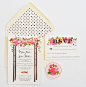 Invitation suite #firstsnowfall #etsy