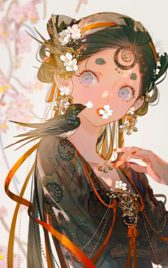 不二彗星采集到人物插画