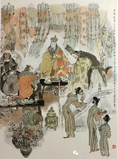 一点红炉雪采集到画师—戴敦邦