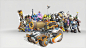 Overwatch 1 Year Anniversary - Dune Buggy Bastion, Airborn Studios : A characterskin created for Overwatch's 1 Year Anniversary by Blizzard

We will upload the other skins as soon as we have unlocked them.

final texture tweaks have been done by the crazi