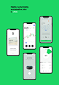 app bitcoin blockchain crypto dark finance light modern trading ux/ui