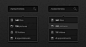 Dark Search Box & Drop Down PSD #采集大赛#