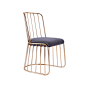 北欧简约现代金色铁艺餐椅休闲椅餐厅椅咖啡厅酒吧吧台椅创意椅子-淘宝网