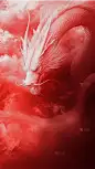龙抬头3D新材质龙场景背景
