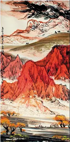 庆祝建党100周年丨新疆美术家协会中国画作品赏析（一）