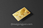 金色世界地图模型高分辨率金卡信用卡银行卡 Golden Credit Card Mockup :  