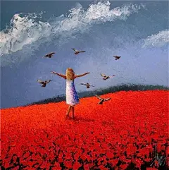 【捷克艺术家 Dima Dmitriev 温馨的插画作品】