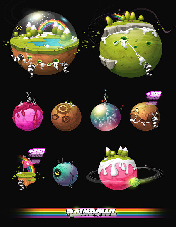 Rainbowl : Full game...