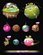 Rainbowl : Full game art GUI Design Logotype Design