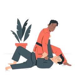 柔术插画