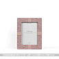 纳茉/简约现代创意黑色粉色绒布3寸7寸装饰相框 卧室书房桌面摆件-tmall.com天猫