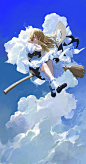 78日目、霧雨魔理沙~！
Twitter:モ誰 @jeonghee1414
原推：O网页链接 ​​​​