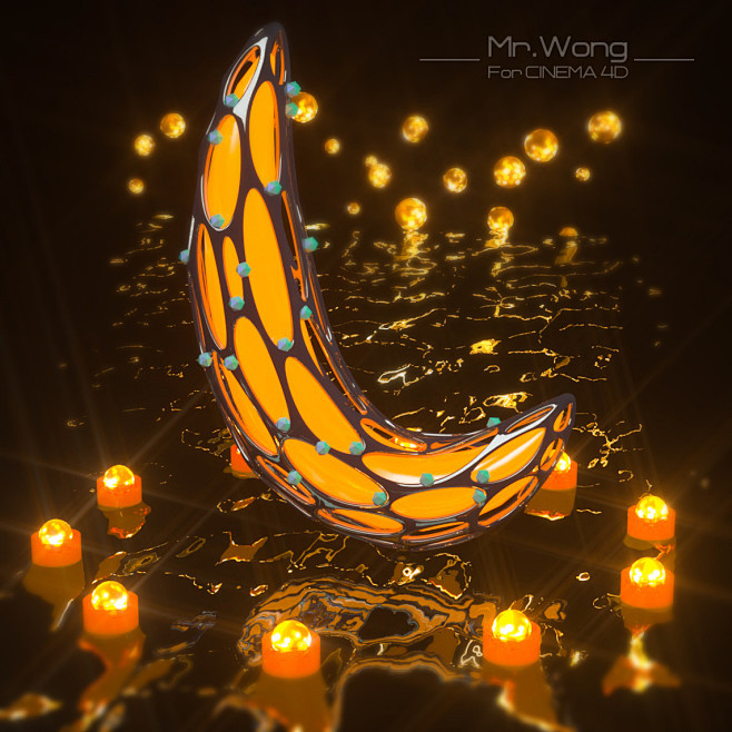一周C4D+OC渲染器练习！