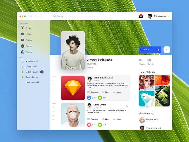 Social mac app
