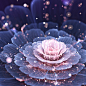 绚丽的3D立体花朵高清图片 - 素材中国16素材网