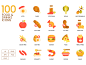 100 Food & Drink Icons | Caramel Series - Icons : When you want to get to know someone, get them to eat with you. You will see from their choices and behavior when they eat what they’re really like. Some people are particularly messy, some don’t finis