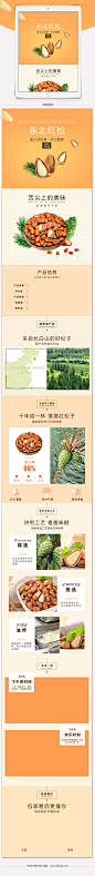 淘宝天猫坚果零食松子详情页psd分层素材
