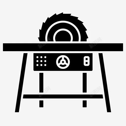 圆锯切割工作台图标 标志 UI图标 设计图片 免费下载 页面网页 平面电商 创意素材-花瓣网