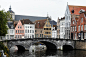 Canal bridge 1 - Bruges, Belgium by wildplaces