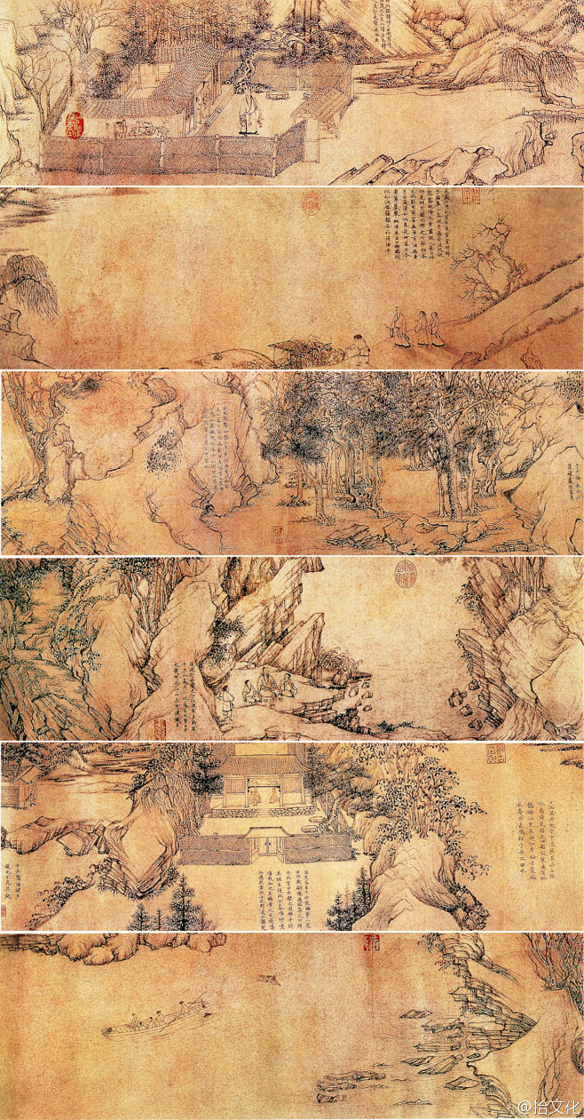 宋乔仲常后赤壁赋图纵297横560cm美国纳尔逊艾特金斯艺术博物馆藏