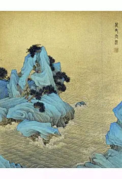 历代画家，画水百图，千姿百态_山水画