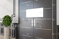 门,空白的,布告,白色,住宅房间,空的,绳子,模板,想法,乡村风格