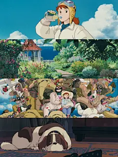 吉卜力动画高清壁纸 - 小红书
