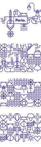 葡萄牙Porto波尔图城市视觉形象设计 设计圈 展示 设计时代网-Powered by thinkdo3