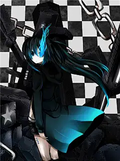 黑岩射手 榆林ACG 高清壁纸 black_rock_shooter 